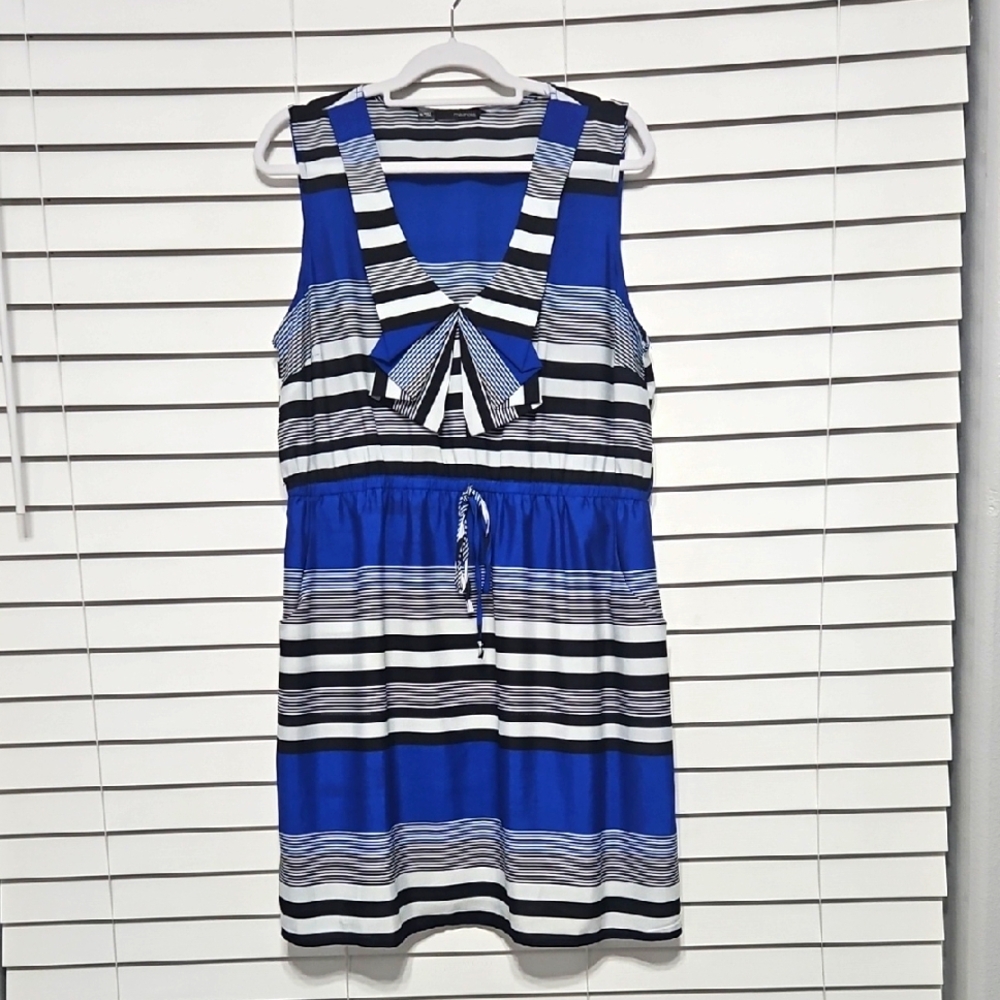Maurices Black and White Striped Dress